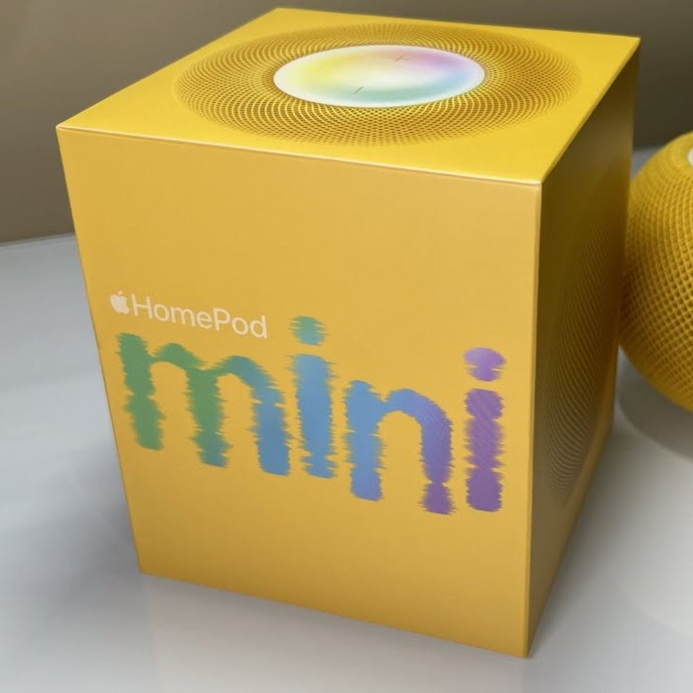 Apple HomePod Mini Yellow In Plastic